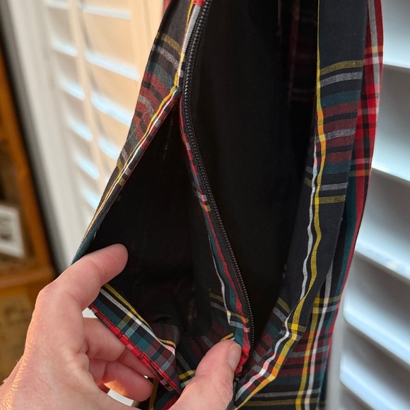 J. Crew Multicolor Plaid Midi Dress - Picture 5 of 6